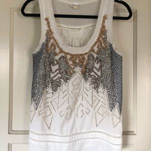 Shirt with beautiful sequence pattern